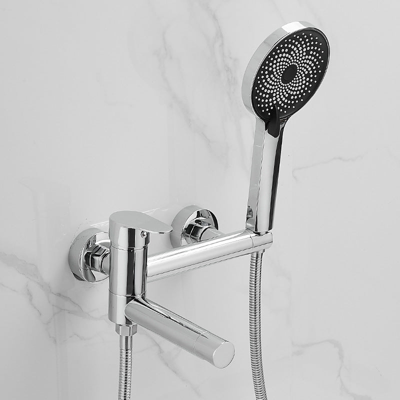 Taavita Single Lever Handle Shower Faucet with Hand Shower and Shower Hose