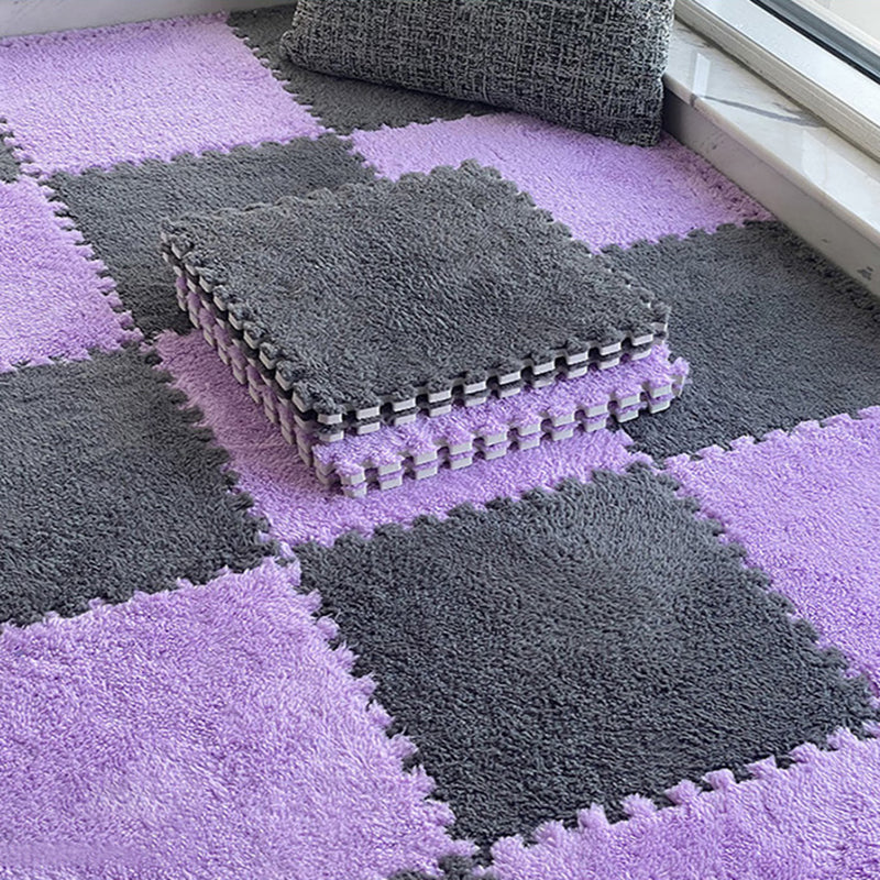 Taavita Modern Carpet Tiles with Level Loop, Interlocking Square Bedroom Carpet Tiles