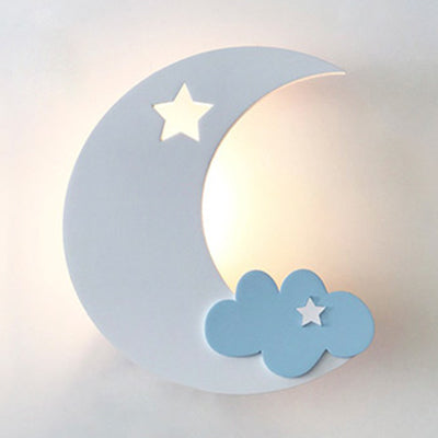 Taavita Kids Bedroom Wall Sconce Acrylic Cartoon Energy Saving LED Wall Lamp