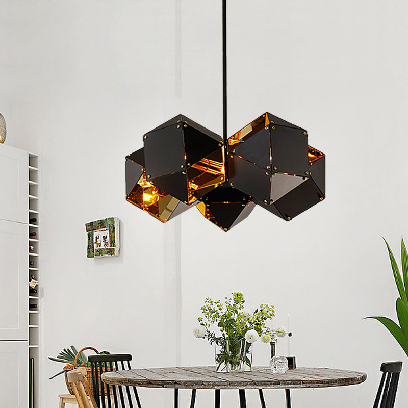 8/12 Heads of Modern Metal Chandeliers Bright, Diverse Black/White Dining Room Pendant Light by Taavita