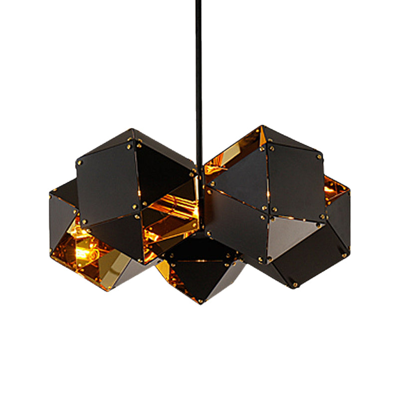 8/12 Heads of Modern Metal Chandeliers Bright, Diverse Black/White Dining Room Pendant Light by Taavita