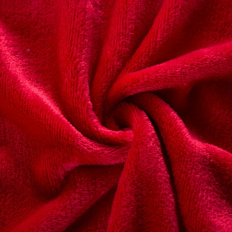 Taavita Flannel Blanket – Soft Red Blanket for Cozy Evenings