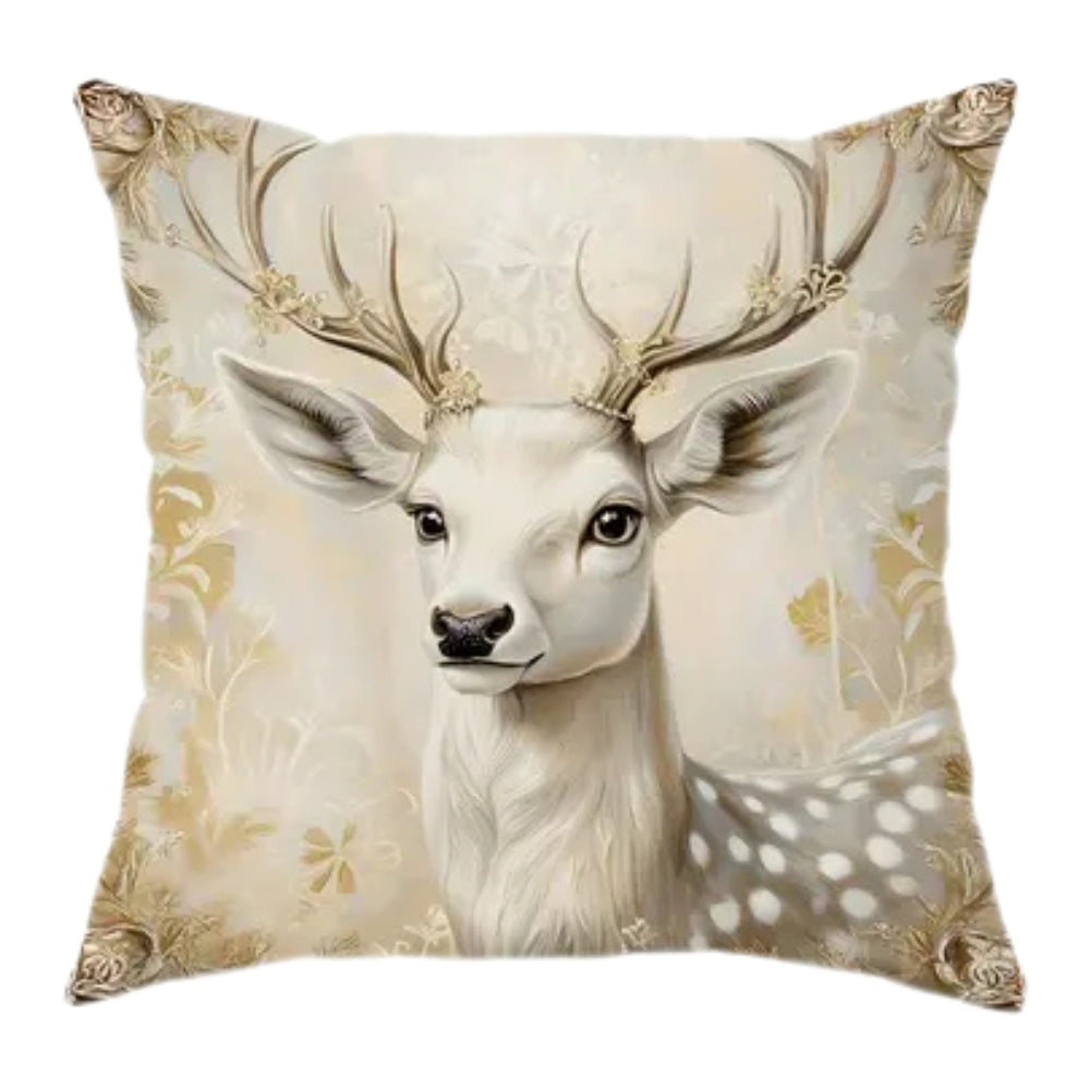 Taavita Velvet Christmas Cushion Covers with Vintage Designs