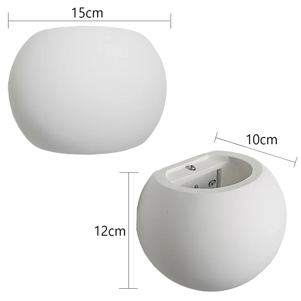 Taavita Wall Lamp Gypsum White