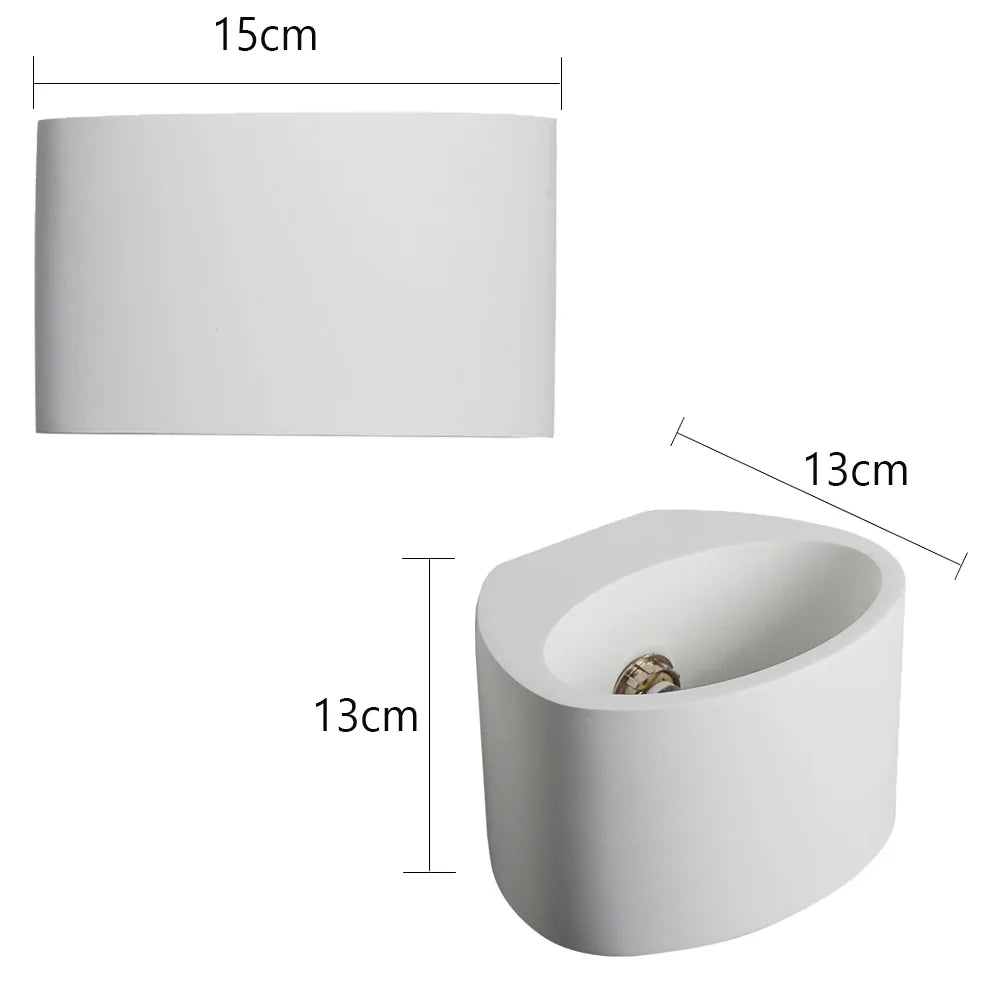 Taavita Wall Lamp Gypsum White