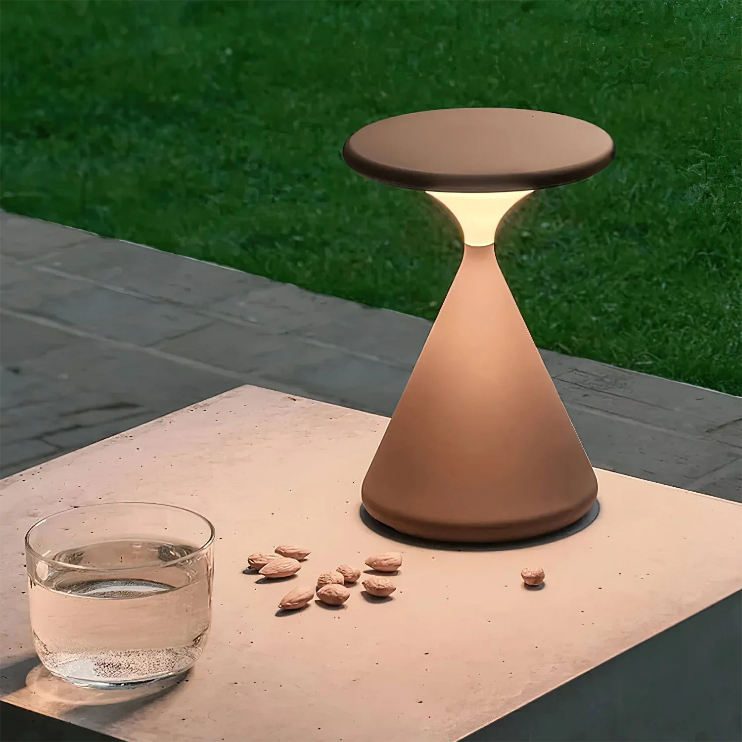 Taavita Table Lamp Taavita Hourglass – Minimalistic Design with Cordless Convenience