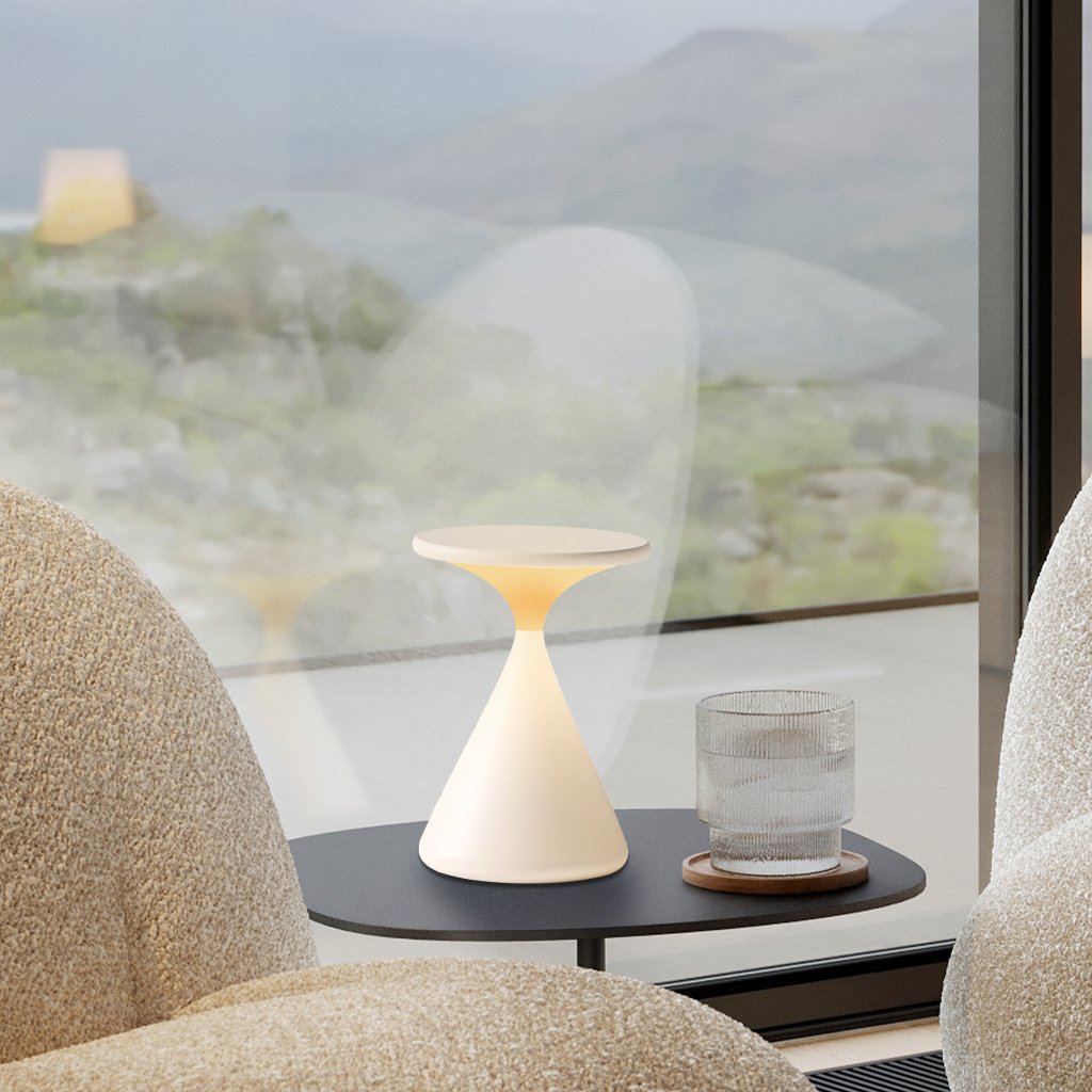 Taavita Table Lamp Taavita Hourglass – Minimalistic Design with Cordless Convenience