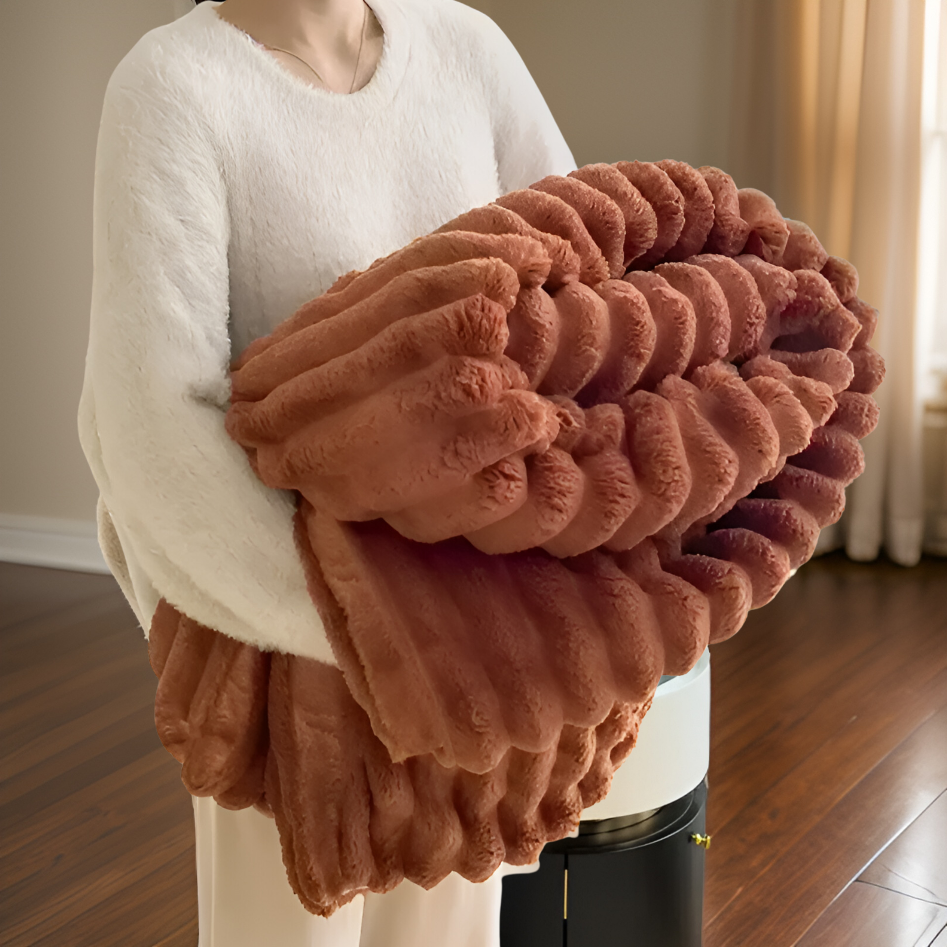 Taavita | Warm and Cozy Fluffy Blanket for the Living Room