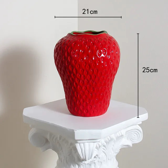 Taavita - Strawberry Ceramic Vase