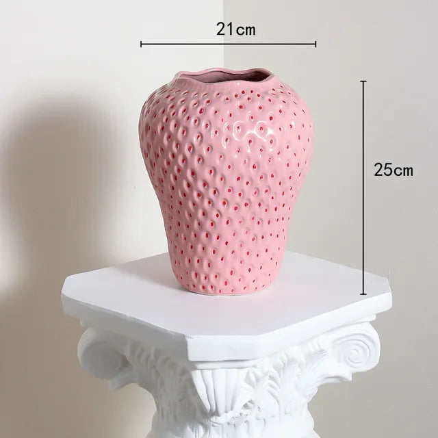 Taavita - Strawberry Ceramic Vase