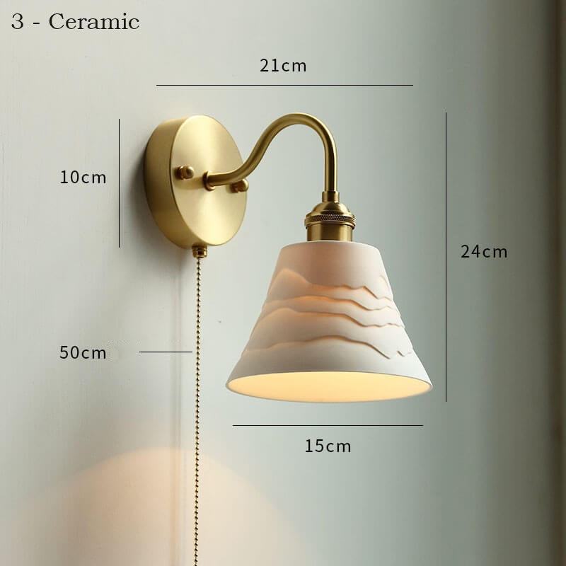 Ceramic Wall Lamp and Glass Lampshade Collection - Versatile Lighting Choices| ArcLightsDesign