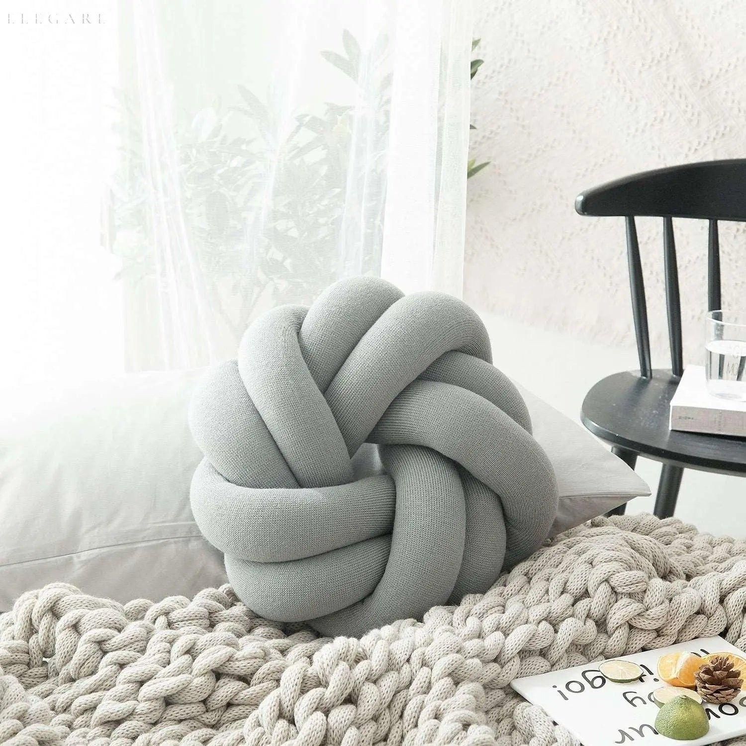 Cotton Knot Pillow - Taavita - Exceptional Comfort and Style for Your Home