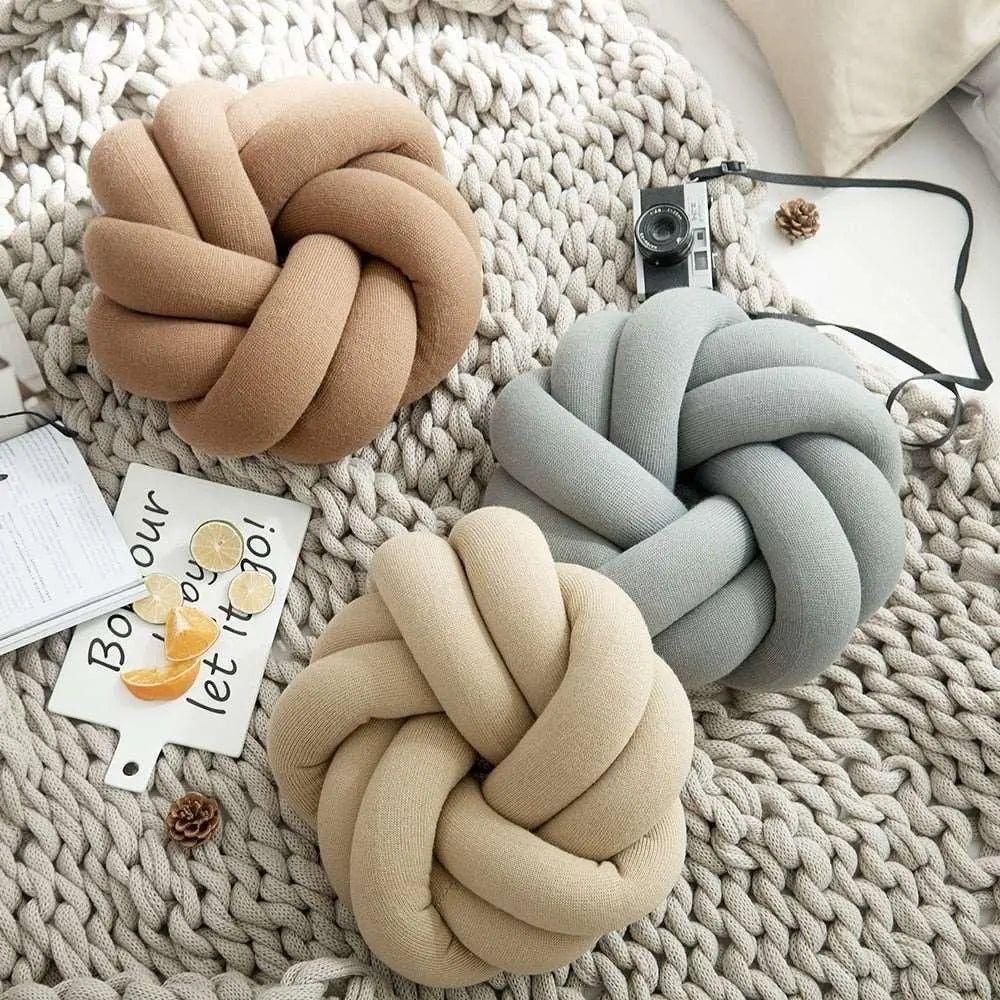 Cotton Knot Pillow - Taavita - Exceptional Comfort and Style for Your Home