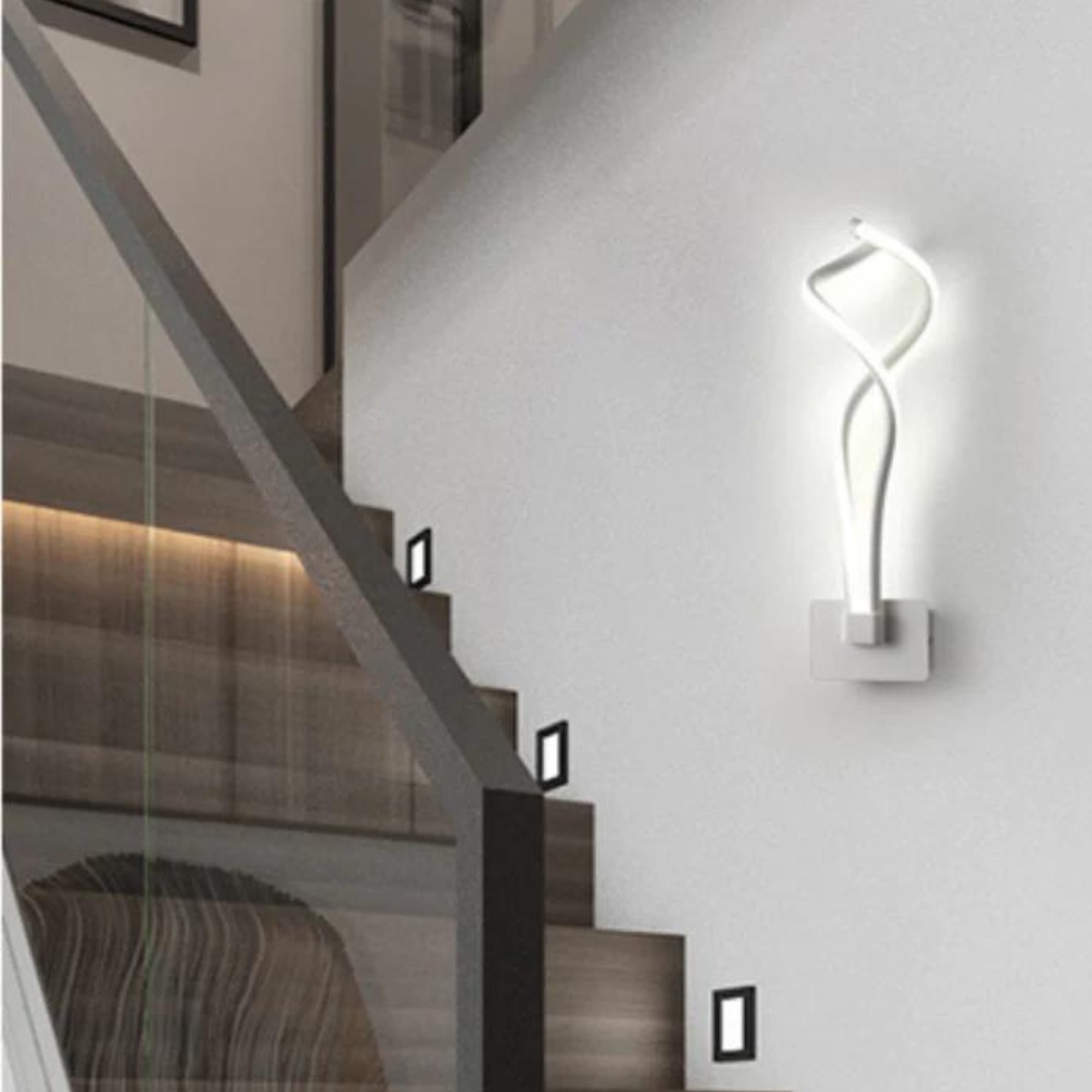 Stylish Twisted Wall Lamp