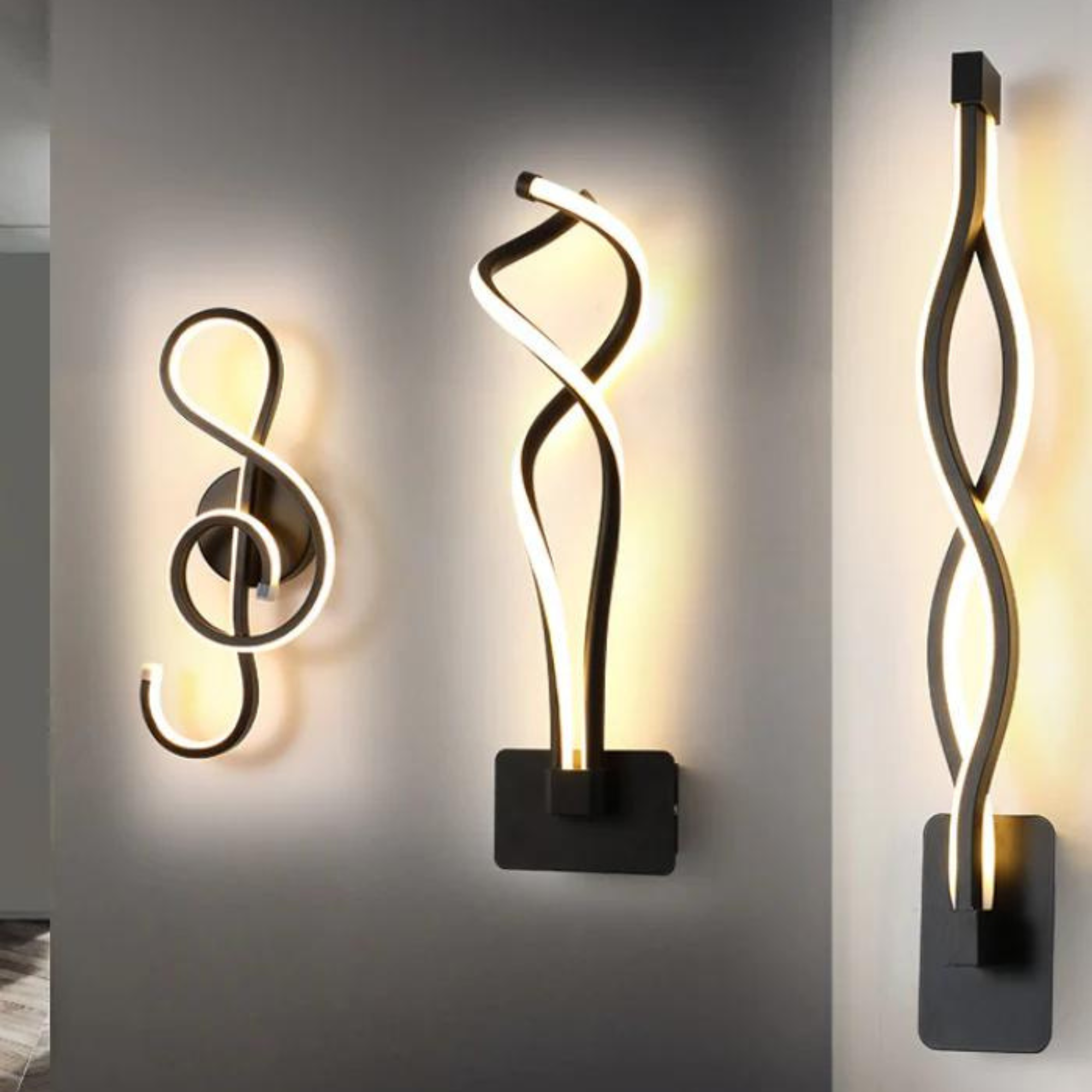 Stylish Twisted Wall Lamp