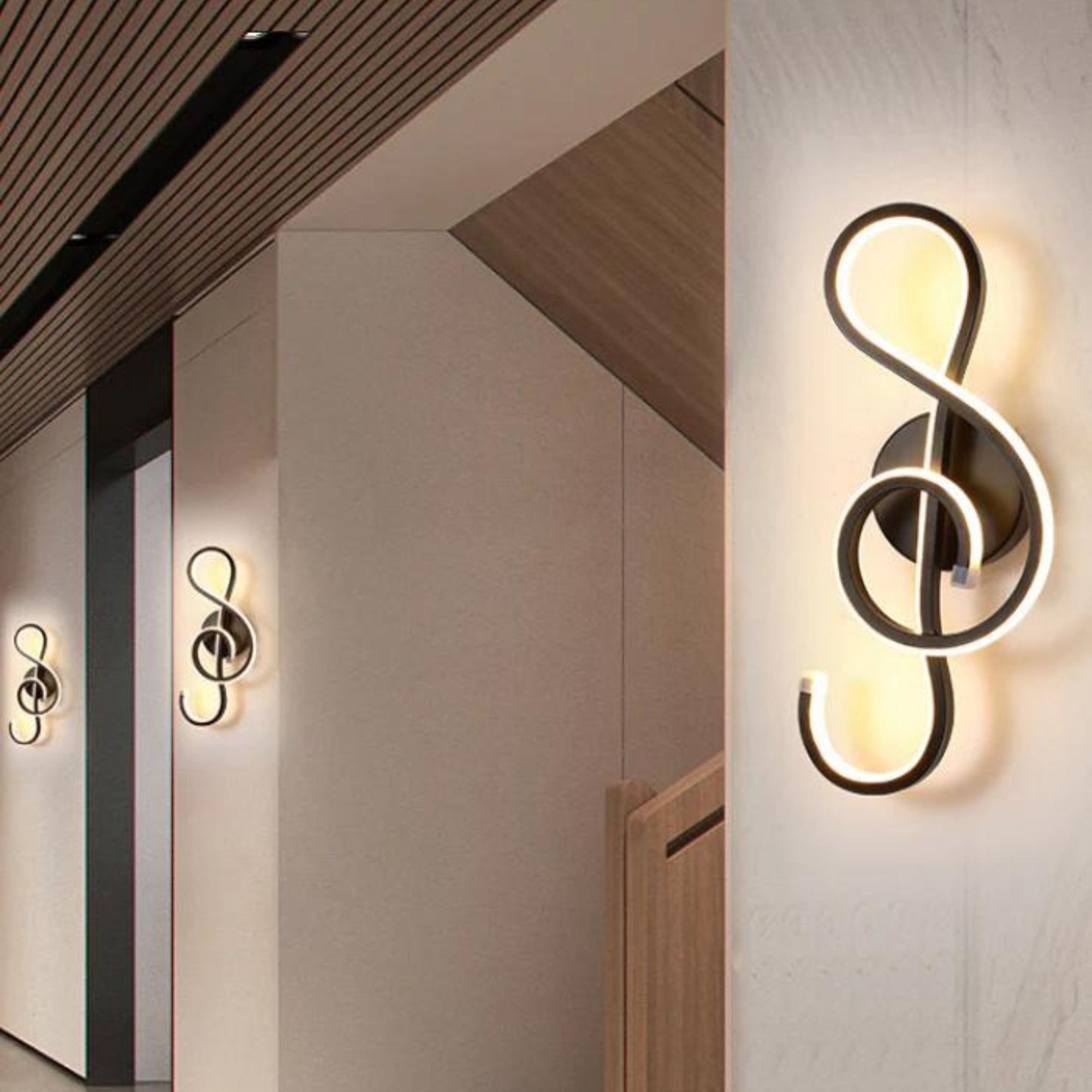 Stylish Twisted Wall Lamp