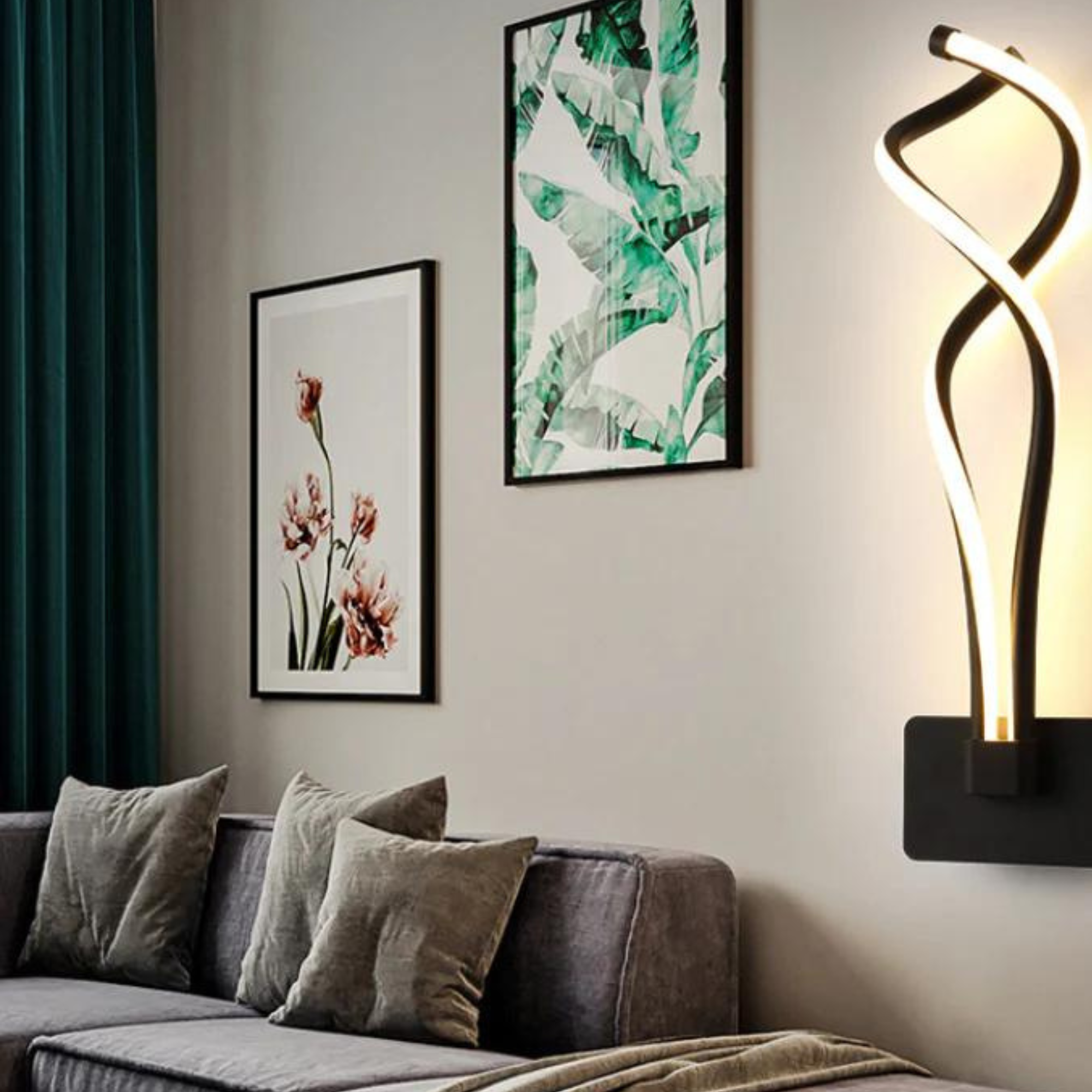 Stylish Twisted Wall Lamp