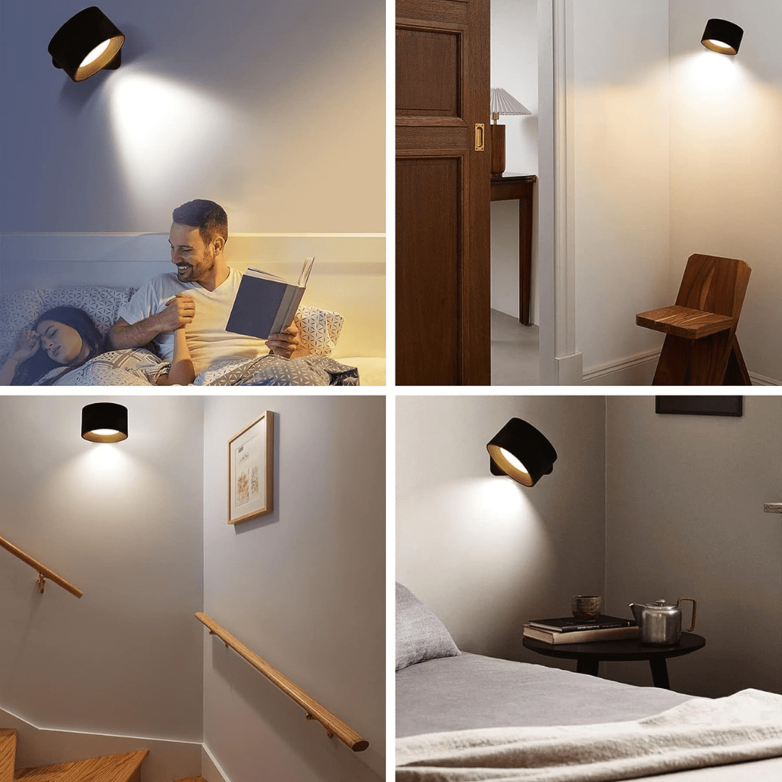 Taavita | Cordless Rechargeable 360° Wall Lamp