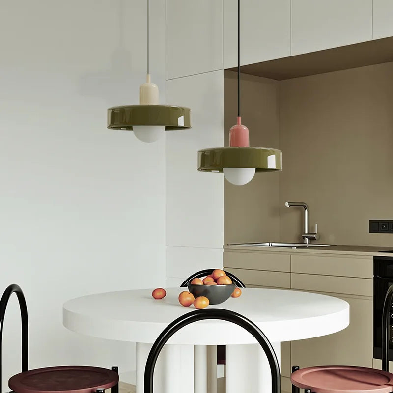 Taavita Pendant Light with Glass Disc Ball Hanging Lamp