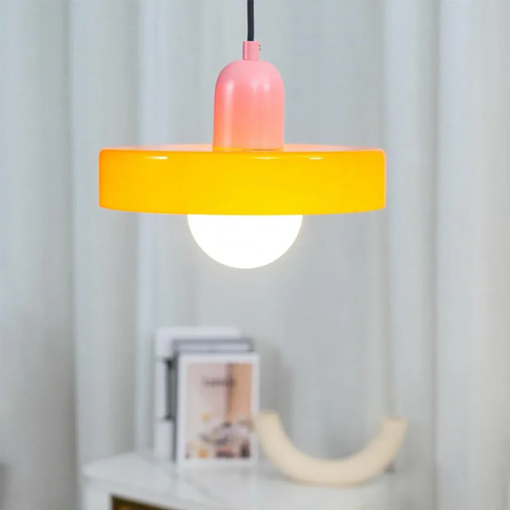 Taavita Pendant Light with Glass Disc Ball Hanging Lamp