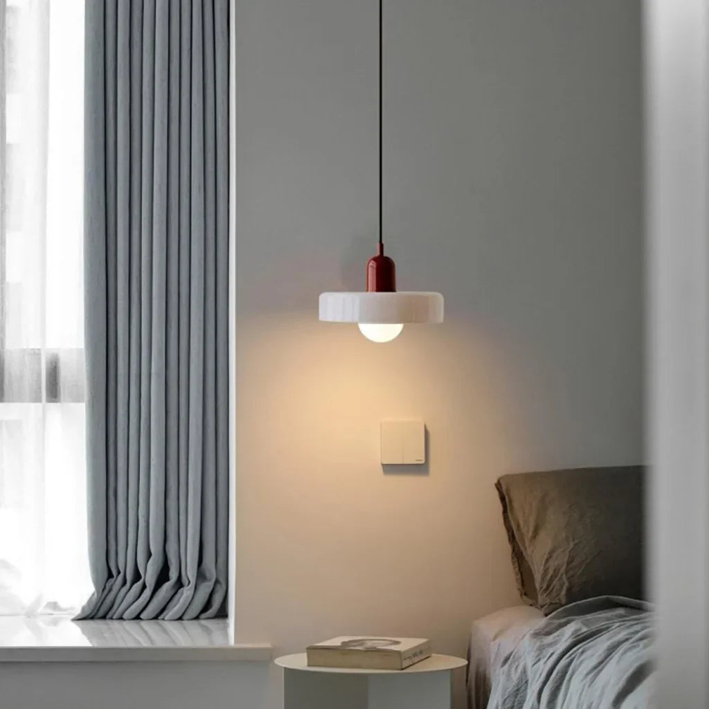 Taavita Pendant Light with Glass Disc Ball Hanging Lamp