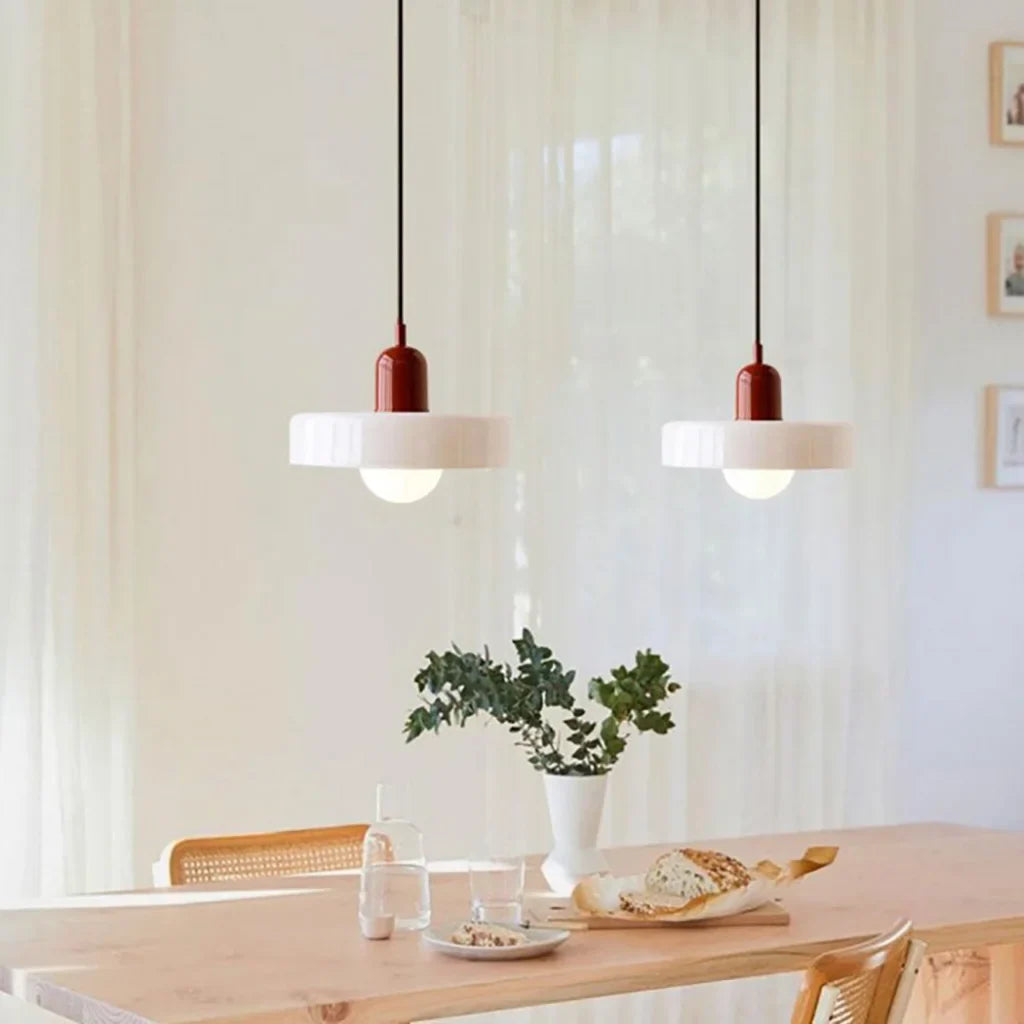 Taavita Pendant Light with Glass Disc Ball Hanging Lamp