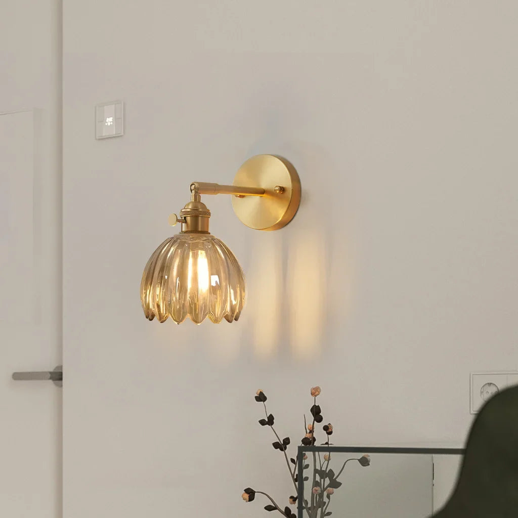 Freya Lotus Design Taavita Wall Lamp