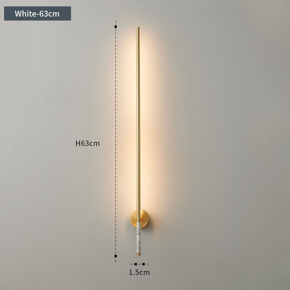 Taavita Large Wall Lamp Interior with Marble Base