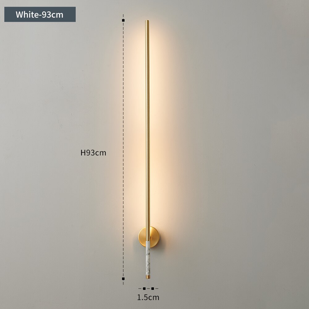 Taavita Large Wall Lamp Interior with Marble Base