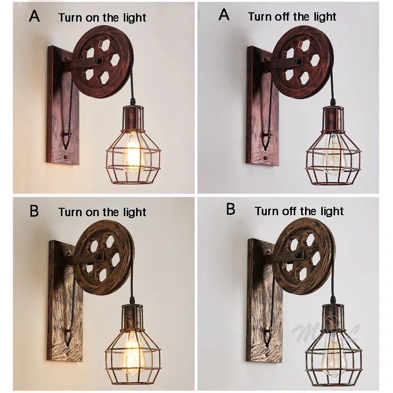 Taavita Retro Indoor Wall Lamps