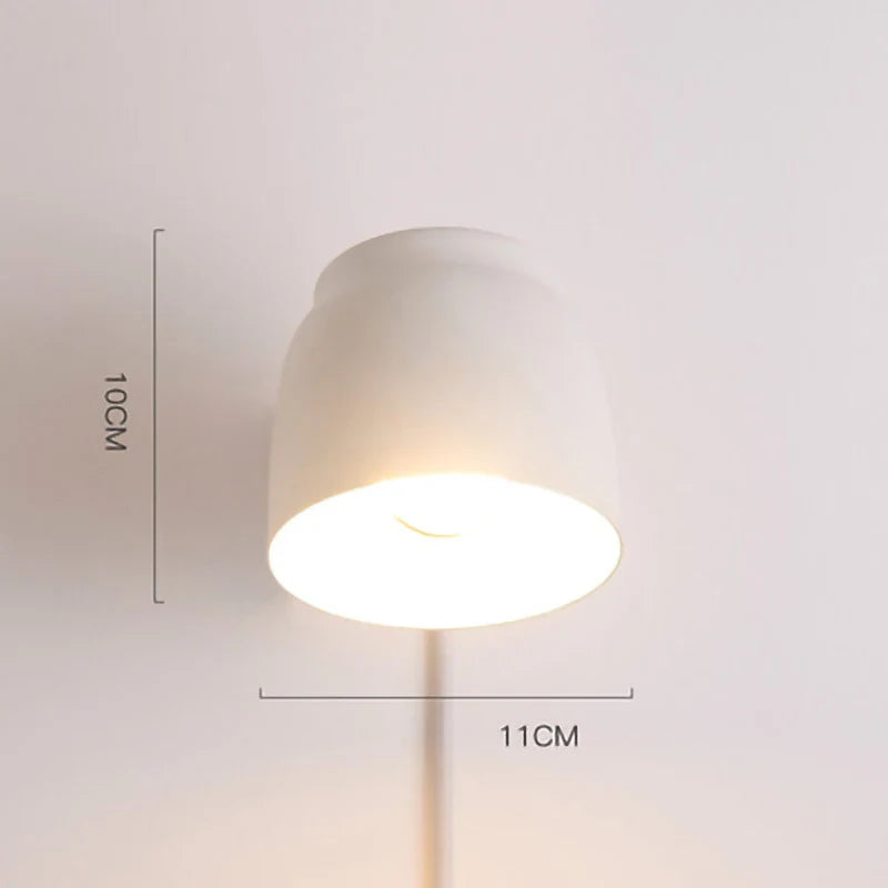 Taavita Wall Lamp with Plug in White