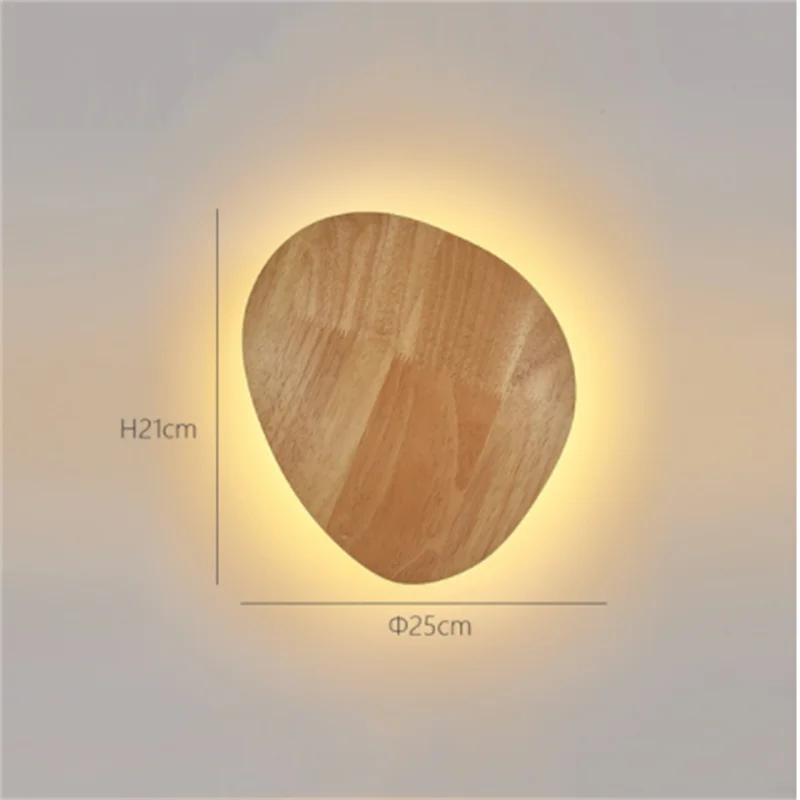 Scandinavian Wooden Wall Lamp – Elegant and Functional