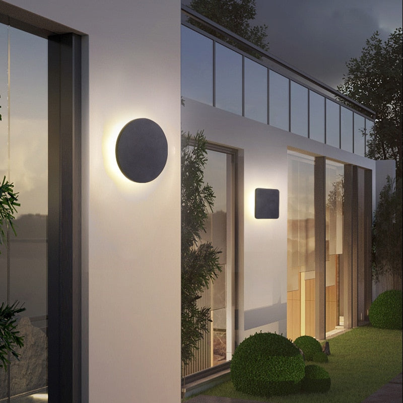 Taavita Flat LED Wall Lamp Outdoor