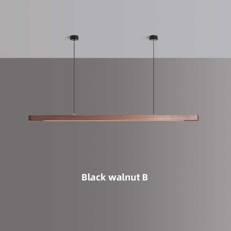 Taavita Ceiling Light Wood Design – Elongated LED Pendant Lamp for a Warm Atmosphere