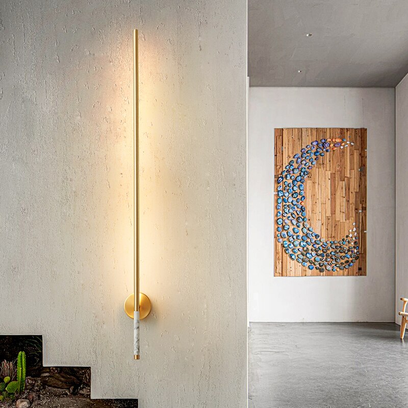 Taavita Large Wall Lamp Interior with Marble Base