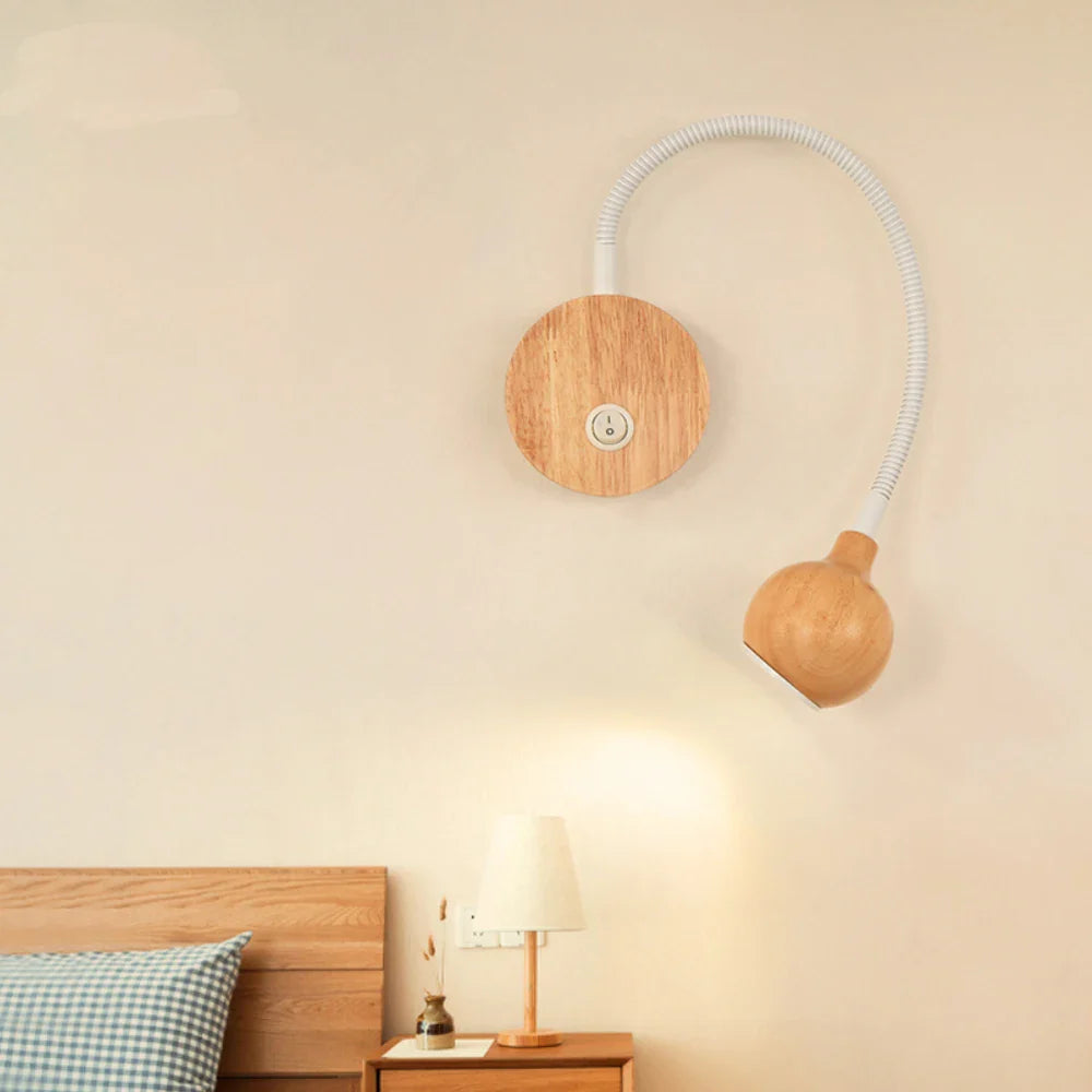 Taavita Wall Lamp Wood Bedroom