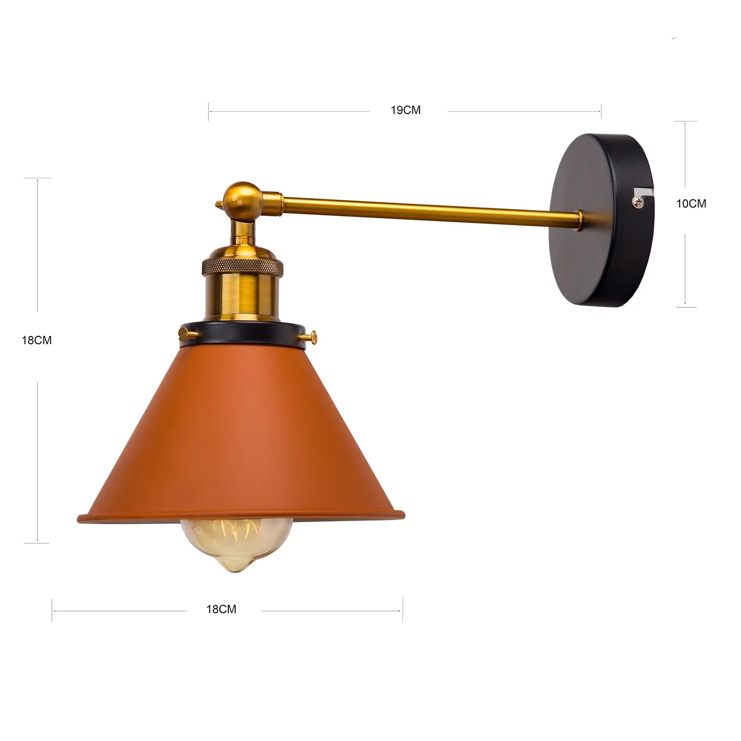 Taavita Retro Wall Lamp for Indoor Use