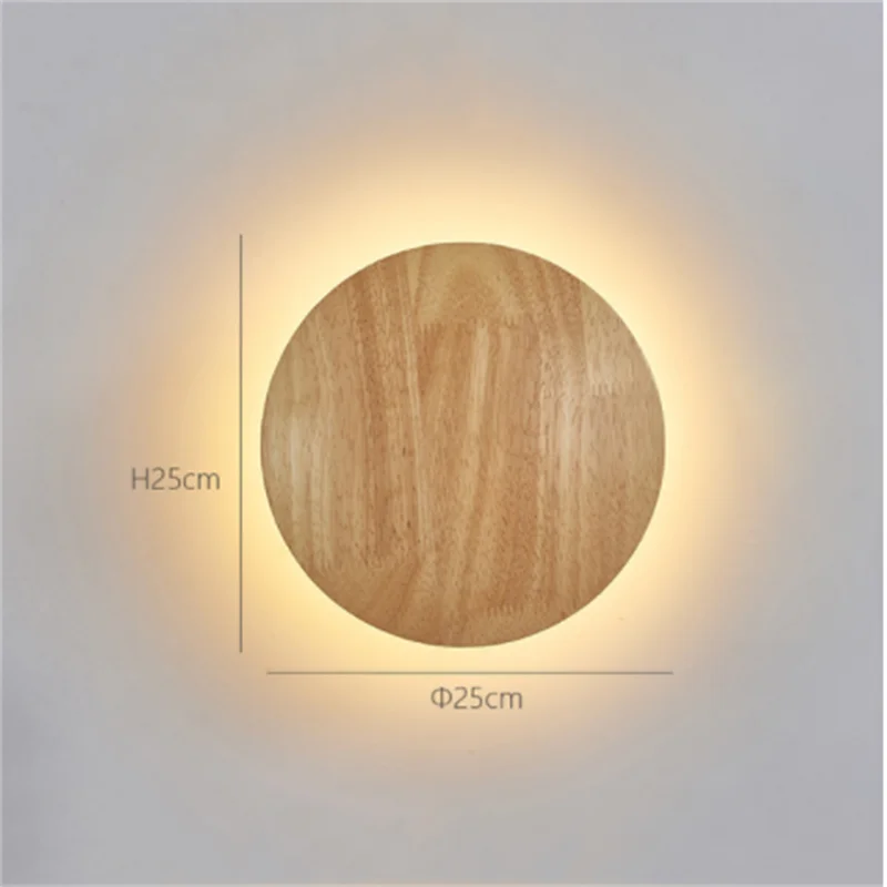 Scandinavian Wooden Wall Lamp – Elegant and Functional