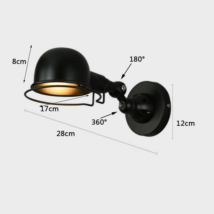 Taavita Wall Lamp Black Scandinavian