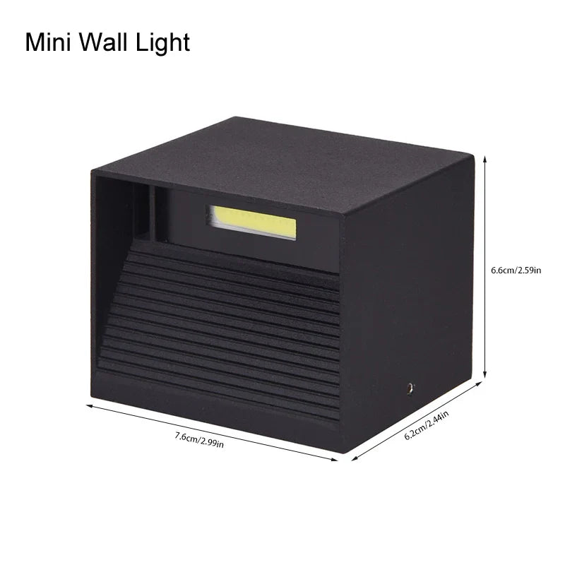 Square Black Wall Lamp - Elegant and Stylish Lighting for Your Home