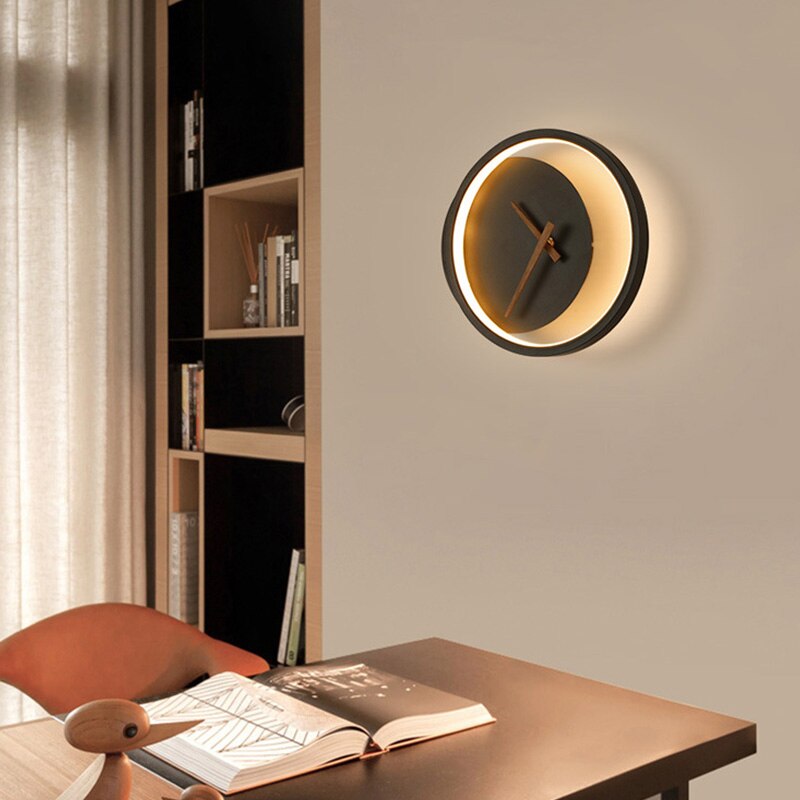 Taavita Wall Lamp Hallway – Practical Wall Clock for Your Apartment