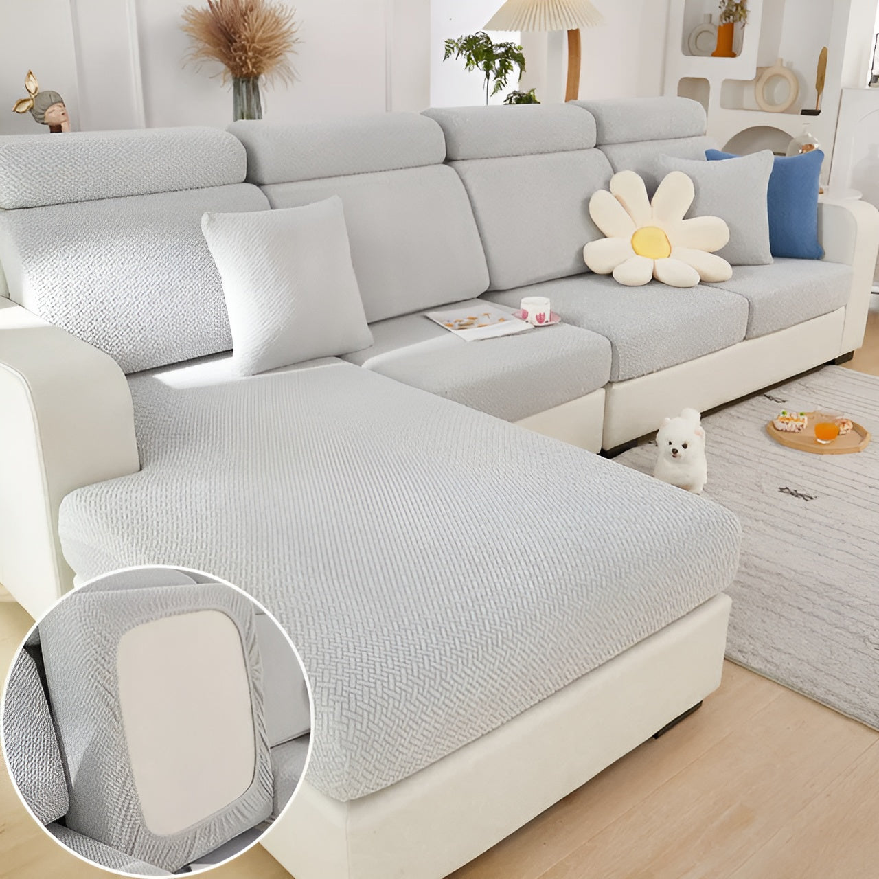 Taavita Sofa Cover - 360° Full Protection Cushion Cover