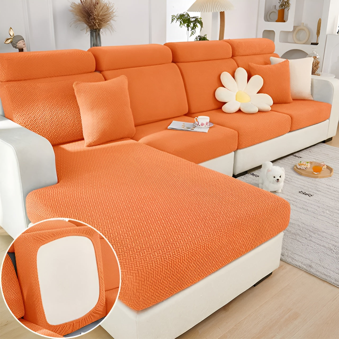 Taavita Sofa Cover - 360° Full Protection Cushion Cover