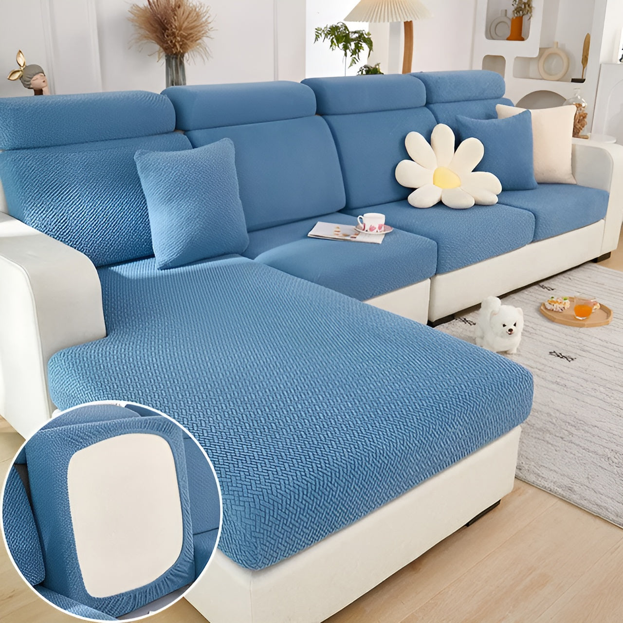 Taavita Sofa Cover - 360° Full Protection Cushion Cover