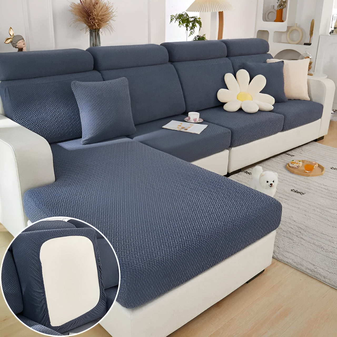 Taavita Sofa Cover - 360° Full Protection Cushion Cover