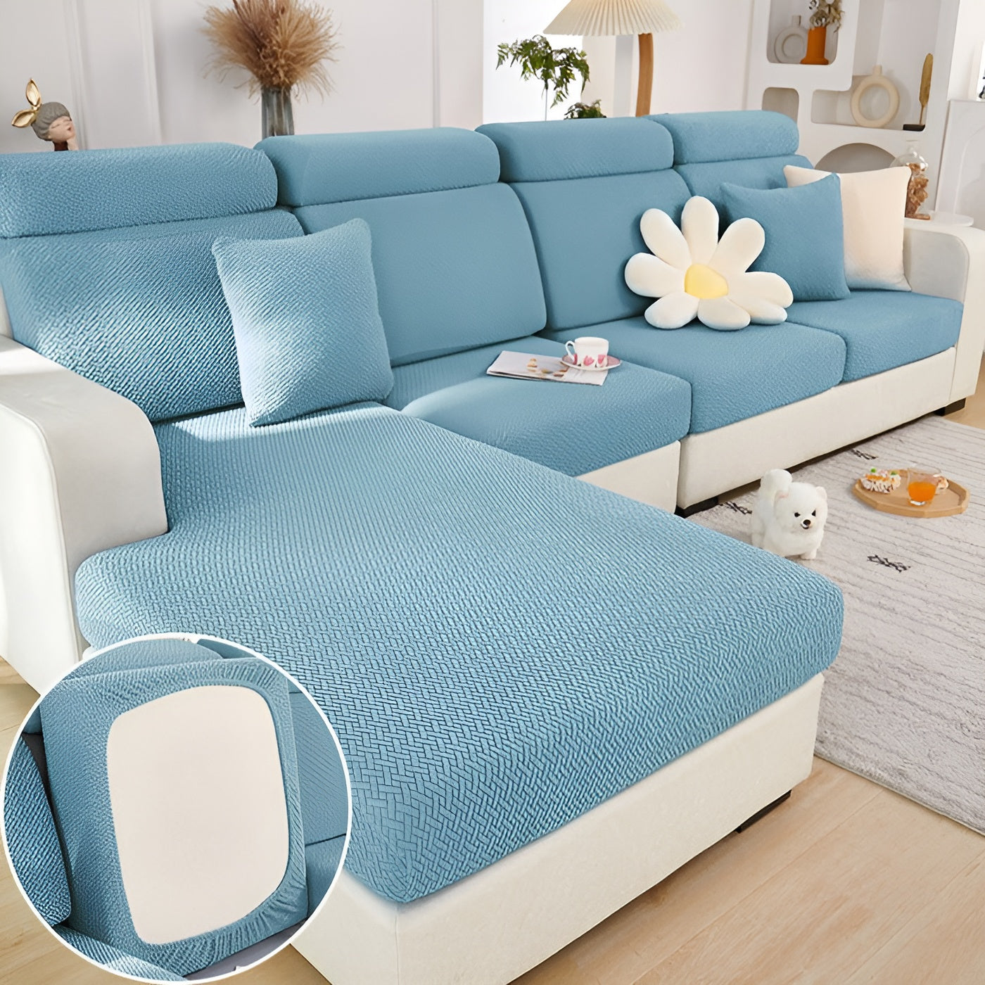 Taavita Sofa Cover - 360° Full Protection Cushion Cover