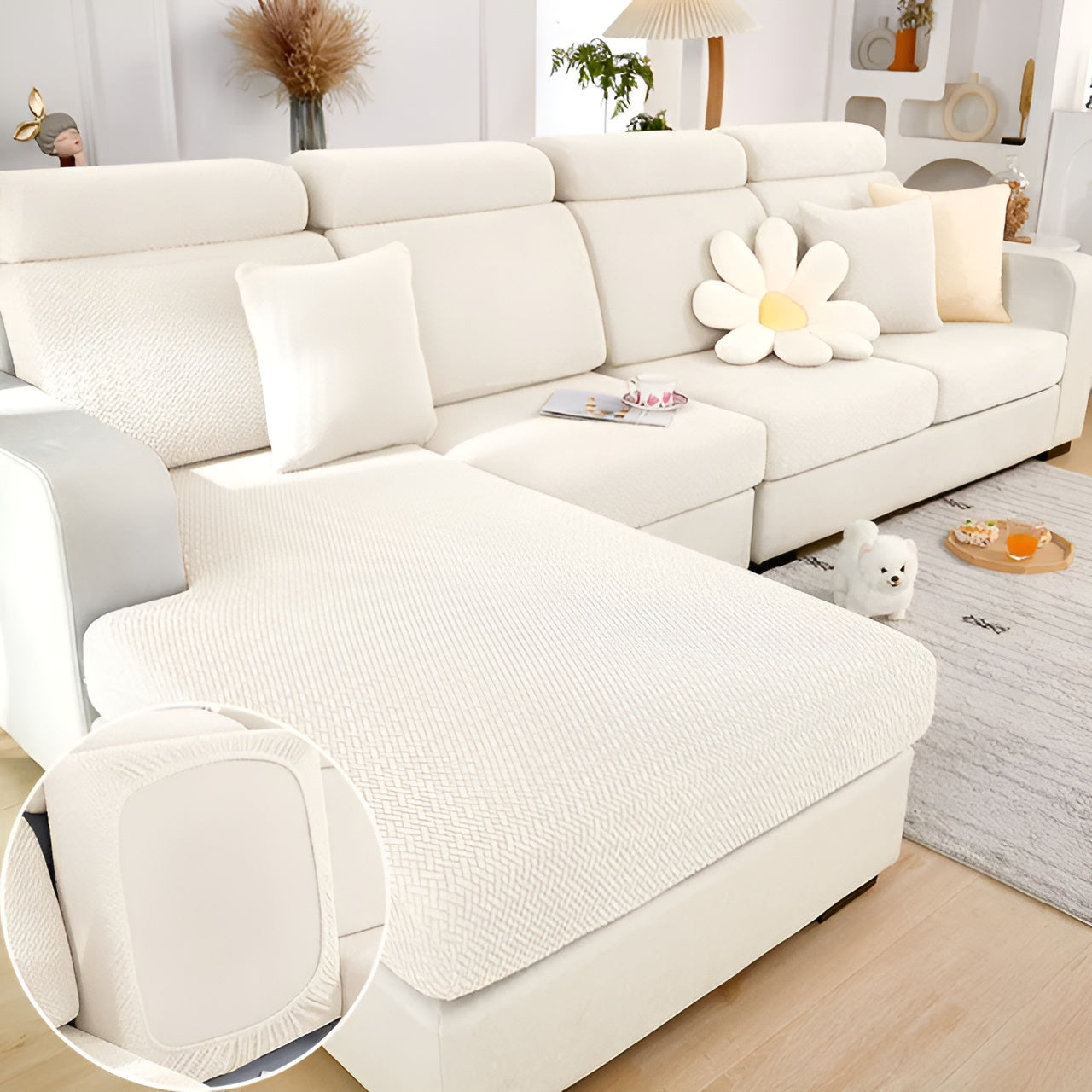 Taavita Sofa Cover - 360° Full Protection Cushion Cover