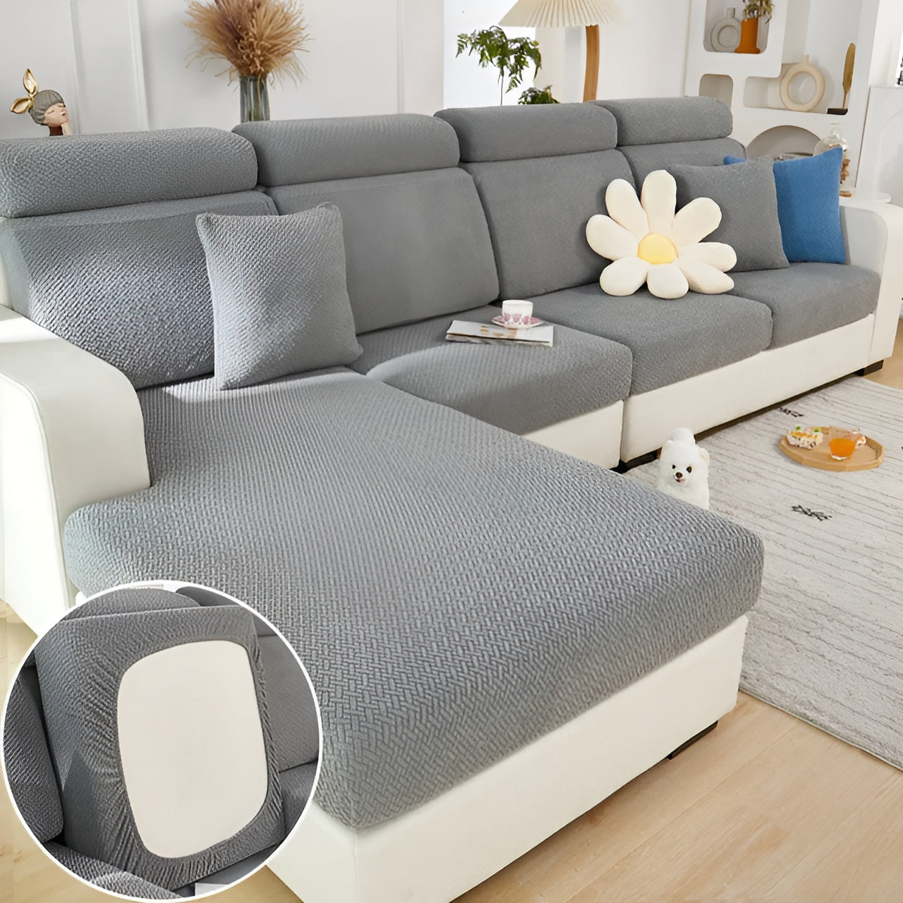 Taavita Sofa Cover - 360° Full Protection Cushion Cover