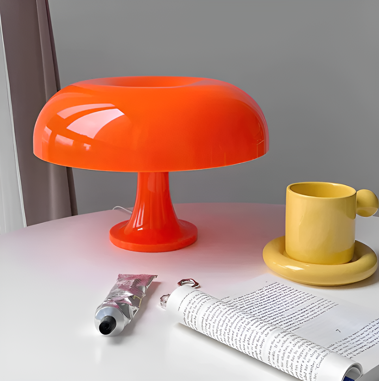 Taavita Minimalistic LED Mushroom Table Lamp