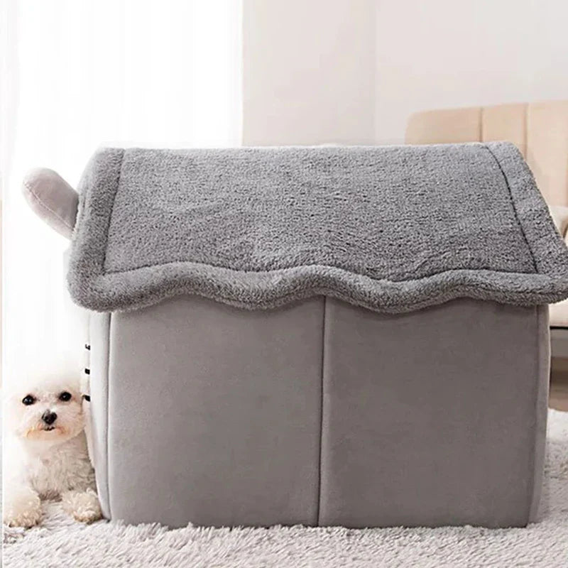 Cozy Indoor Pet Bed with Removable Cushion